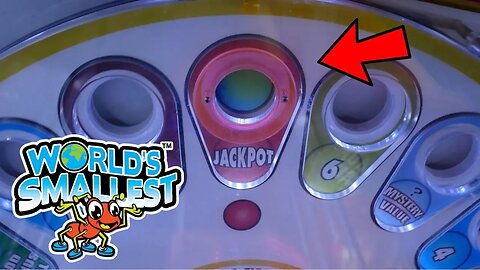 WINNING WORLD'S SMALLEST TOYS AT THE ARCADE!