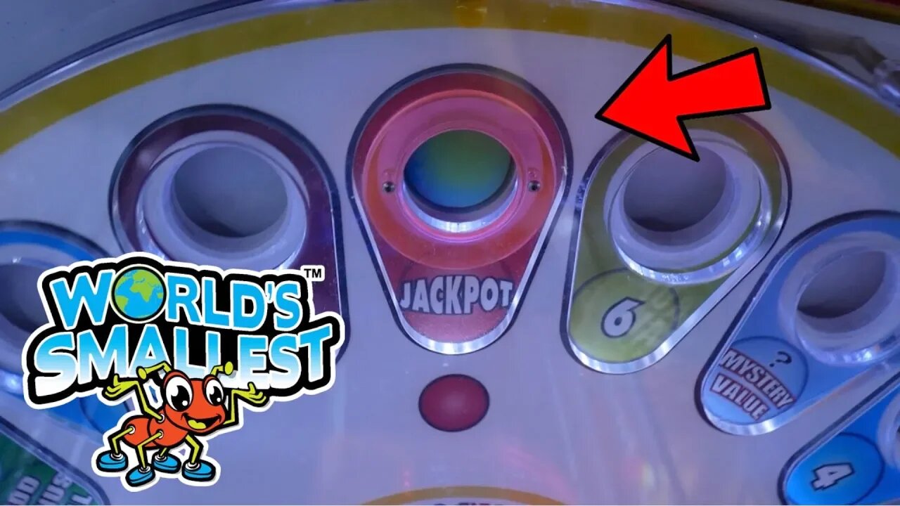 WINNING WORLD'S SMALLEST TOYS AT THE ARCADE!