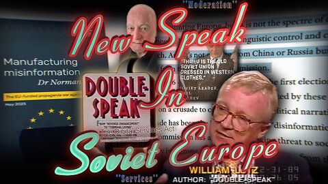 New Speak In Soviet Europe | Language Designed To Mislead