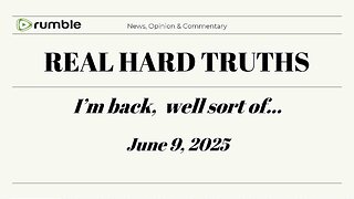 I''m back... and there is so much to talk about... 6/9/25