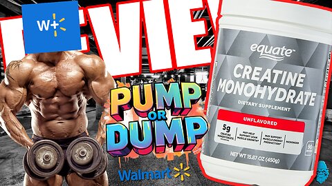 Equate CREATINE MONOHYDRATE 🔥 PUMP or DUMP Review