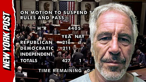 House votes 427-1 to pass Epstein discharge petition, sends to Senate