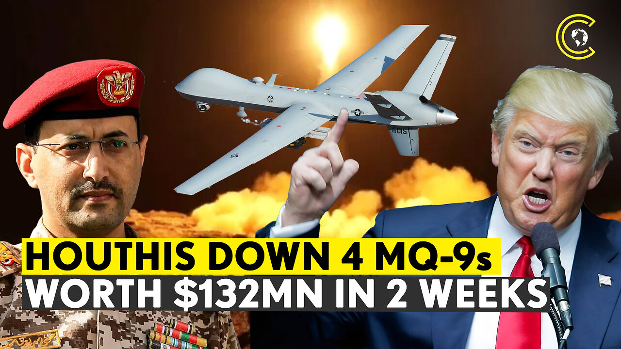 Houthis Flaunt “Top-Tier Operation” Against Israel, Down 22nd US MQ-9 Reaper Drone In Yemen | CLRCUT