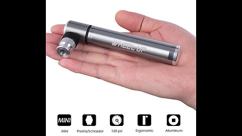 Top up Your Tires on the Go with Mini Multi-use Air Pump