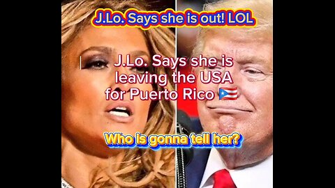 J.Lo. Says she is out!