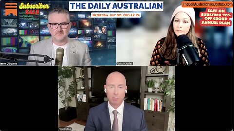 The Daily Australian EP 124: Wed July 2nd with Nicola, Jason and guest Billboard Chris