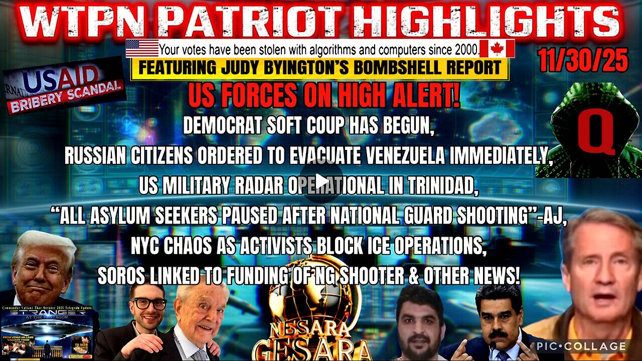 WTPN SITUATION UPDATE FEATURING RESTORED REPUBLIC 11/30/25 (VT compilation version)