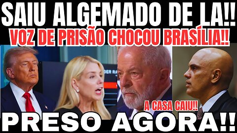 Bomba! FOI PRESO EM FLAGRANTE! SAIU ALGEMADO DE LÁ! ALEXANDRE DE MORAES DESESPERADO!!