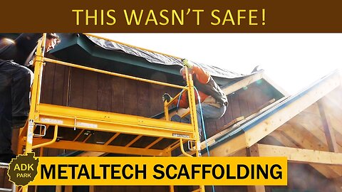 Using MetalTech Mobile Baker Scaffolding to Build our House