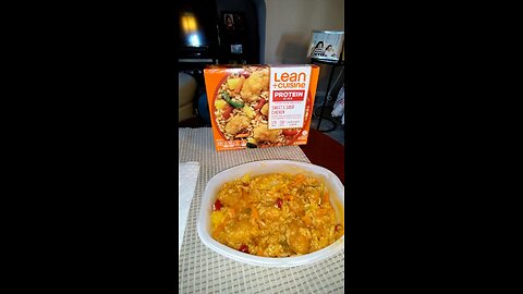 Eating Lean Cuisine Sweet & Sour Chicken, Dbn, MI, 9/16/25