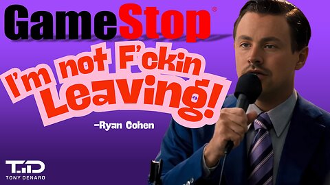 GME proposes CEO Long Term Performance Award. Cohen Saying: "I'm not F'king Leaving!"