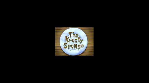 Spongebob Squarepants The Krusty Sponge. Thursday, August 21, 2025
