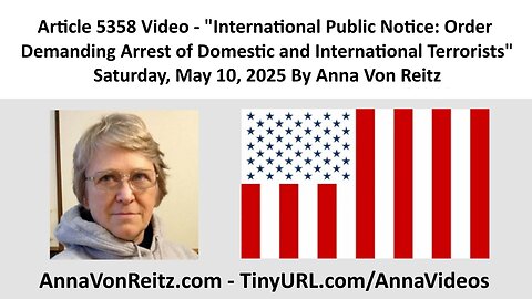 International Public Notice: Order Demanding Arrest of Domestic and International Terrorists
