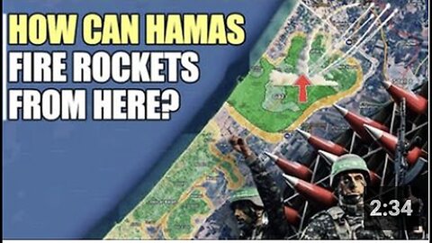 "Northern Gaza: Launch Site for Hamas Rockets Aimed at Tel Aviv"