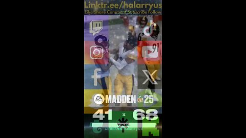 End Pit 68 vs LAR 41 #AllMadden #Madden25 #NFLmadden #madde
