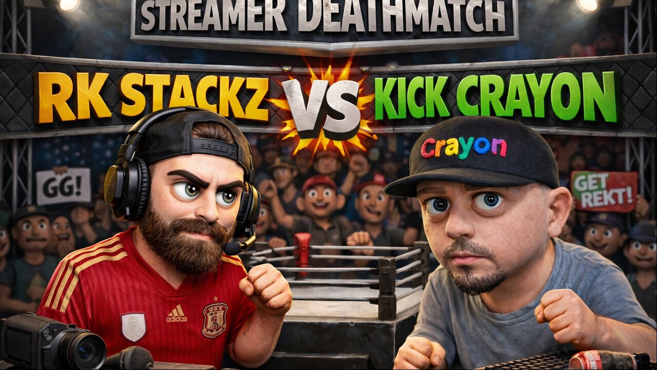 STREAMER D*ATHMATCH! @KickCrayon Vs @RkStackz! Massive drama showdown!