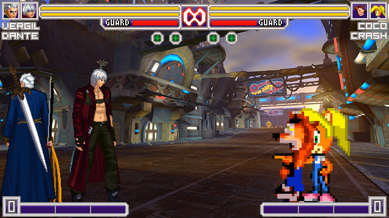 MUGEN - Dante & Vergil vs. Crash & Coco - Download