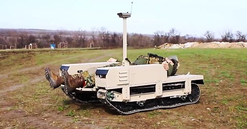 ტელეგრამი. უკრაინის სამხედრო ინოვაციებიდან - მულტიფუნქციური დრონი-რობოტი "ტერმიტი". 16. 07. 2024