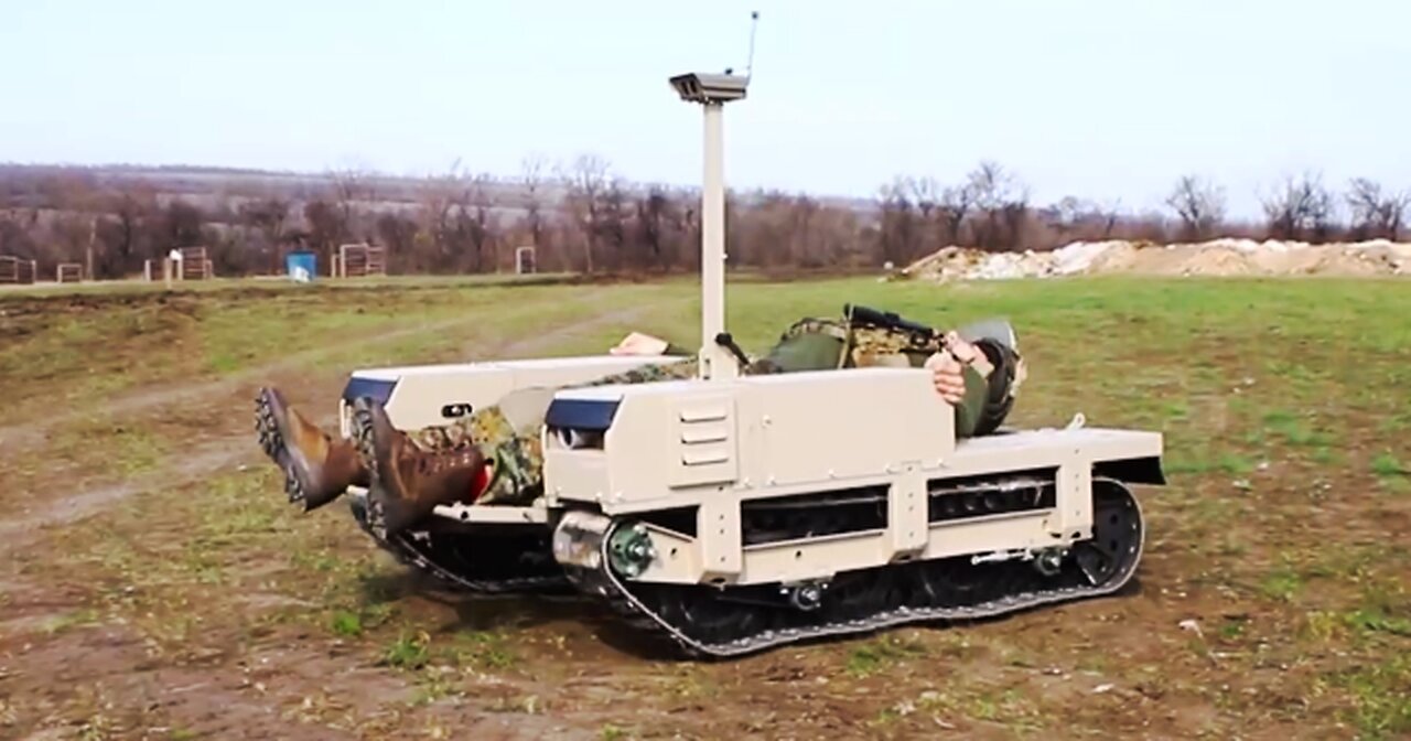 ტელეგრამი. უკრაინის სამხედრო ინოვაციებიდან - მულტიფუნქციური დრონი-რობოტი "ტერმიტი". 16. 07. 2024