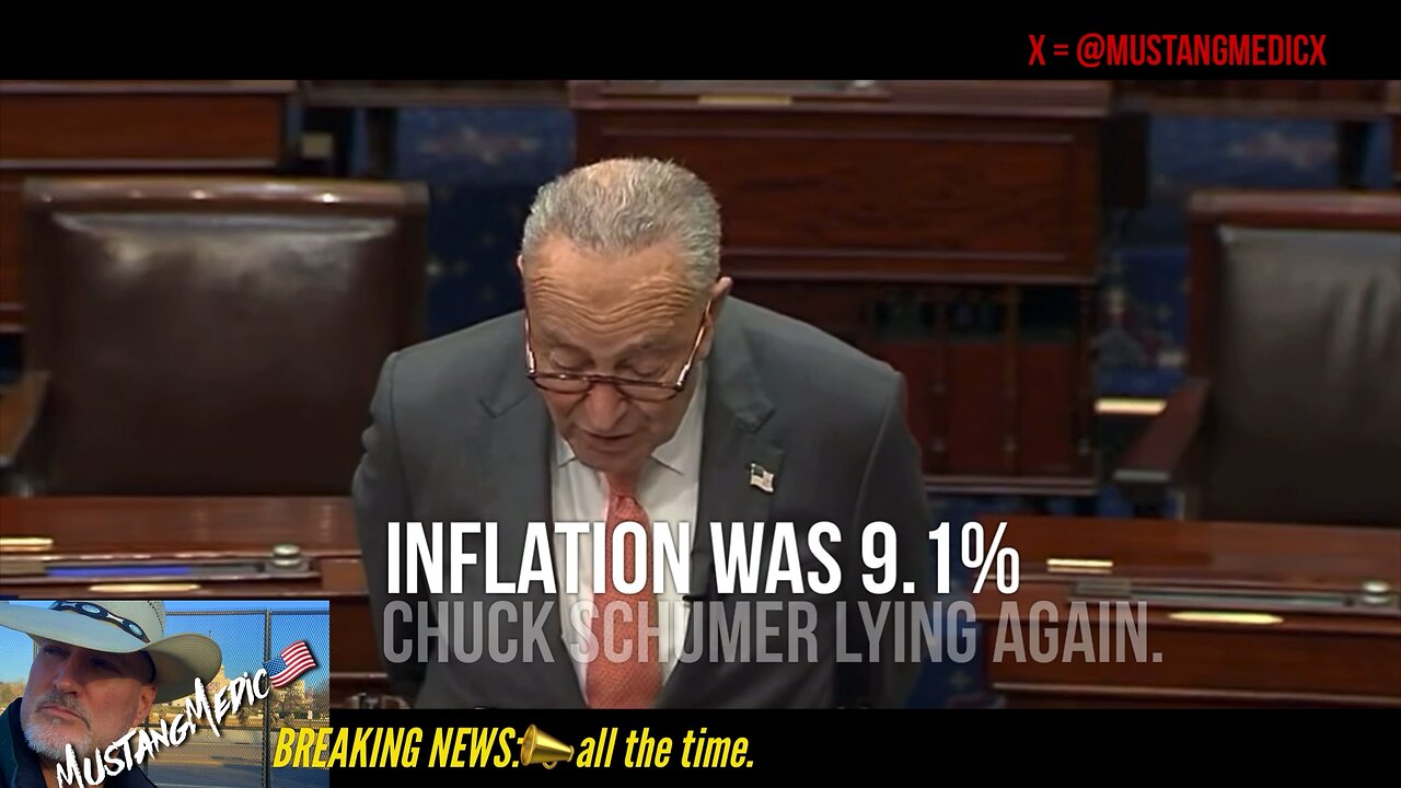 BREAKING NEWS:📣 Chuck Schumer is still lying.