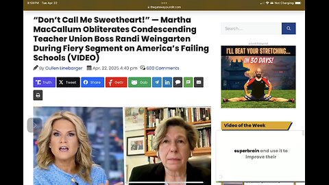 “Don’t Call Me Sweetheart!” — Martha MacCallum Obliterates Teacher Union Boss Randi Weingarten