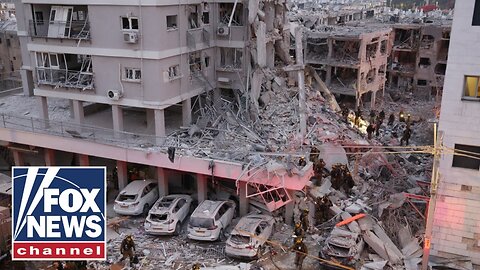 Israeli man reveals how he takes cover in a Tel Aviv bomb shelter