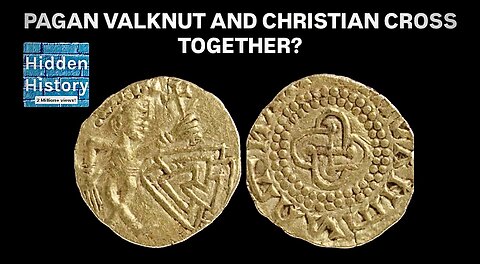 Anglo-Saxon coin with pagan Valknut symbol discovered in England