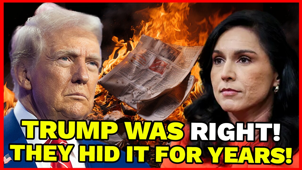 🔴Tulsi Gabbard DROPS bombshell as Trump PROMISES to NAME NAMES!!