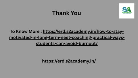 How to Stay Motivated in Long-Term NEET Coaching: Practical Ways Students Can Avoid Burnout