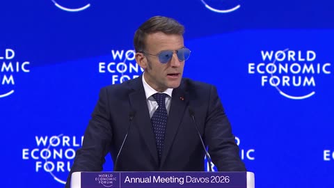 French President Theatrics at World Economic Forum | Emmanuel Macron
