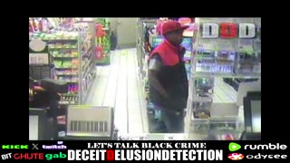 A 24-year-old white gas station clerk was fatally shot during an armed robbery by a black male