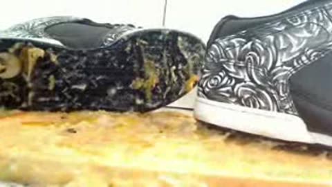 Crushing Banana Under Friends Sneakers
