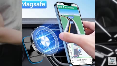 Kaistyle for Magsafe Car Mount【20 Strong Magnets】Magnetic Phone Holder for Car P