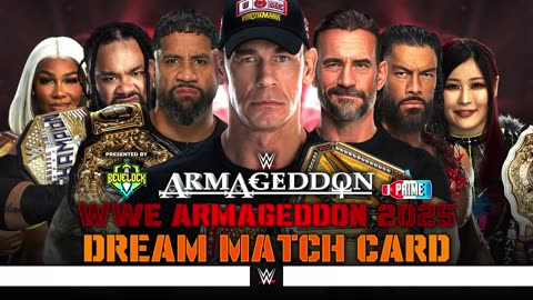 WWE Armageddon 2025 - Dream Match Card | Bevelock