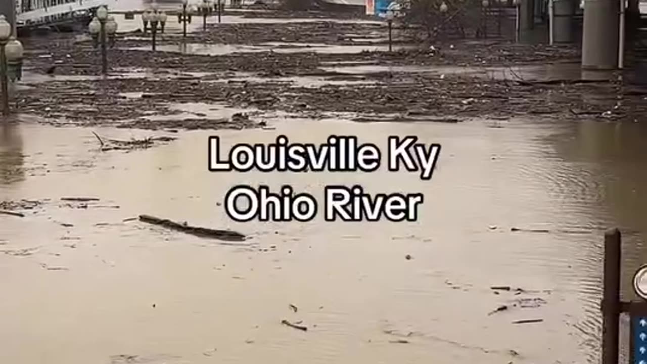 Major Ohio River Flooding In Louisville, Kentucky
