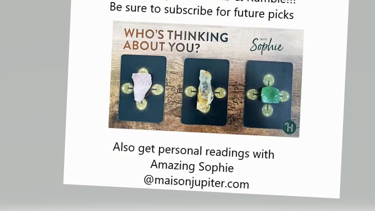 Pick-A-Card Thursday with Sophie Maison Jupiter
