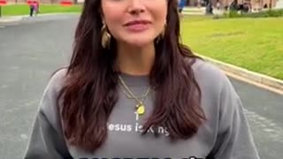 VALENTINA GOMEZ "Pedophile churches don’t like it when you quote The Bible