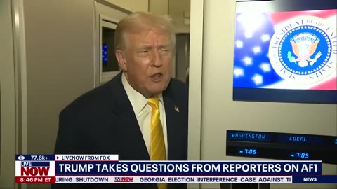 AF1 remarks: Trump says he plans to sue BBC for at least $1 billion