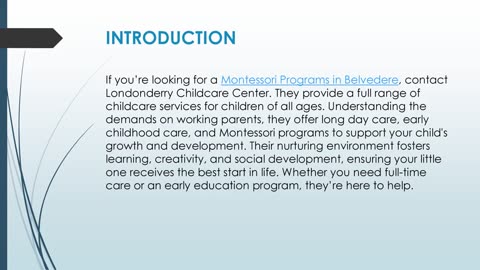 Best Montessori Programs in Belvedere