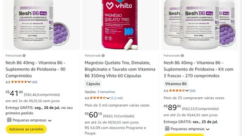 Nesh B6 40mg - Vitamina B6 - Suplemento de Piridoxina - 90