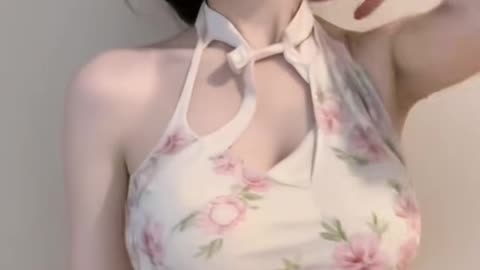 Sensual Bright white Gown Teasing Gentle Dance | Daily Beauty EP 964