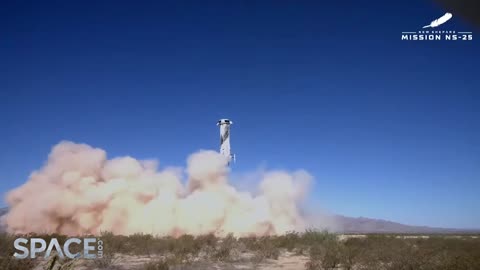 Highlights From The Launch Of Blue Origin NS-25 Crew Enjoying Zero-G