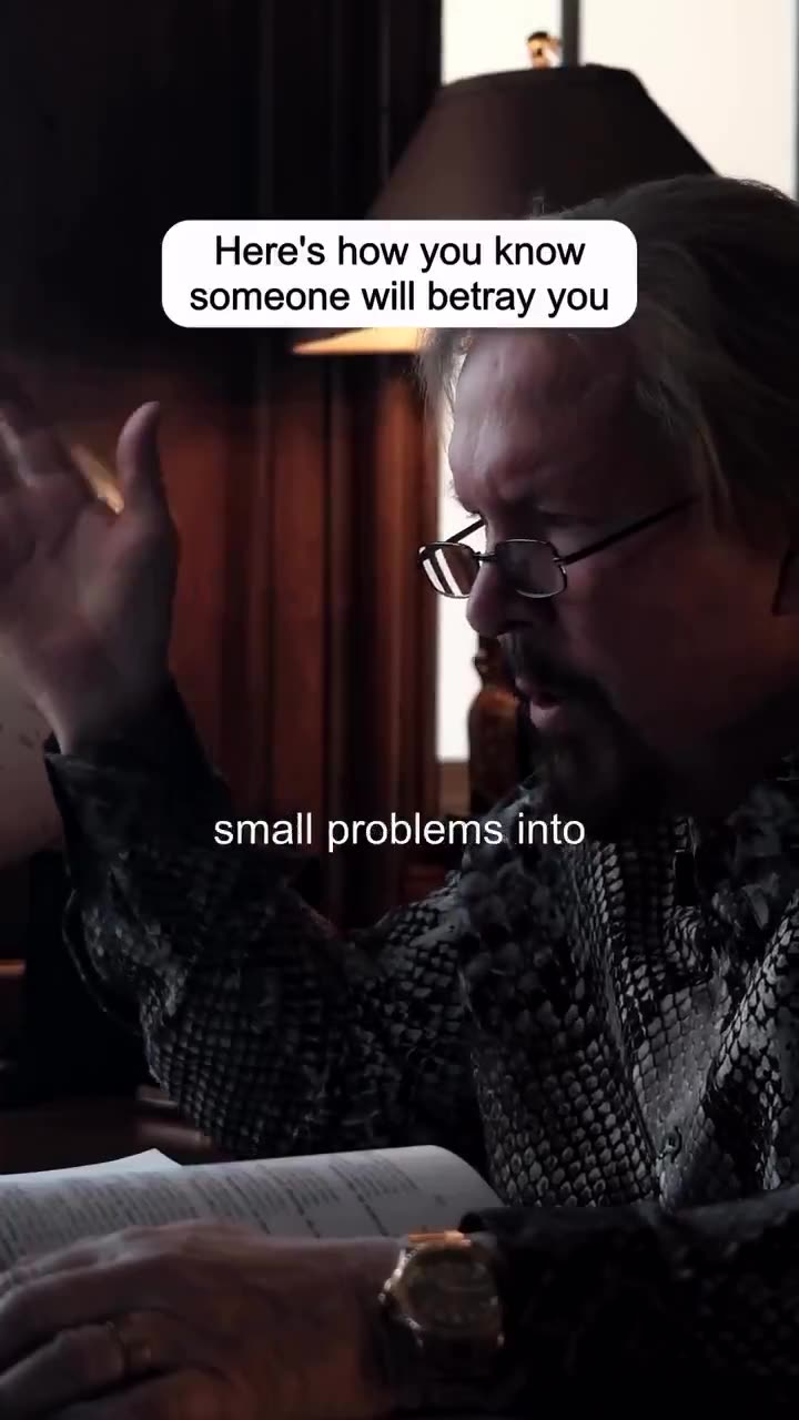 Heres how you know someone will betray you