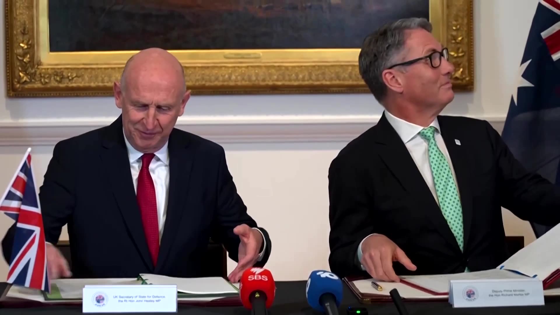 Australia, Britain sign historic 50-year submarine treaty