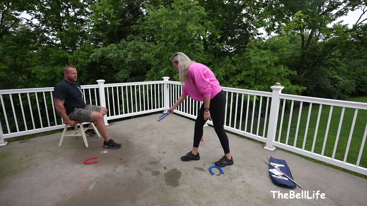 Playing Horseshoe With Our Shins!!!