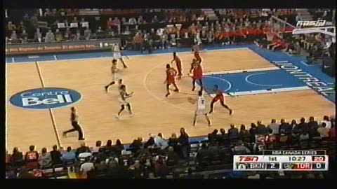 Nets de Brooklin vs Raptors de Toronto a Montréal