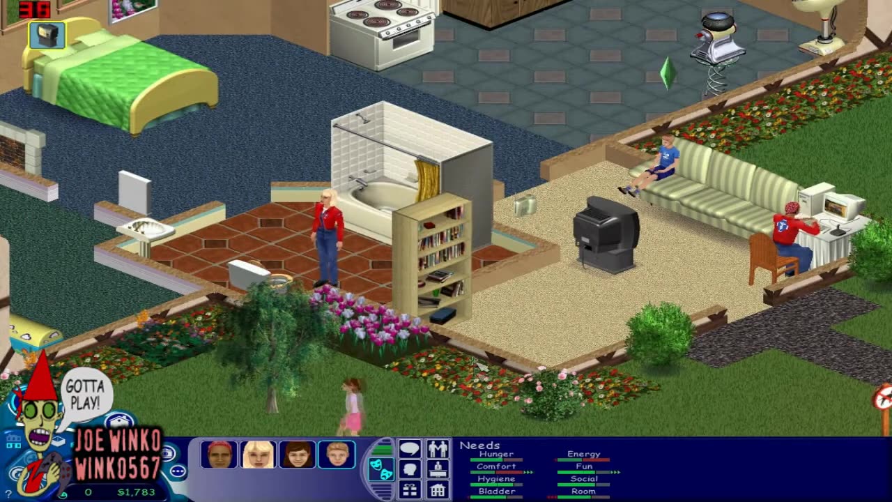 Sims 1 Gameplay Series 1x03 Joe Winko