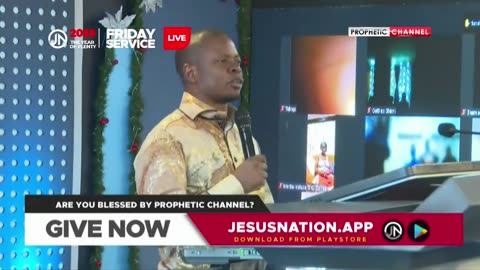 Friday Service LIVE - ECG - The Jesus Nation Church - PROPHET SHEPHERD BUSHIRI 26.12.2025