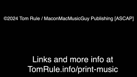 Breakfast at Waffle House - original piano piece by Tom Rule