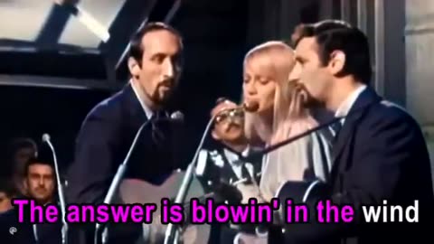 Peter, Paul and Mary - Blowin’ In The Wind Lyrics